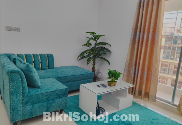 Furnished 2-Bedroom Apartment for Rent in Bashundhara R/A